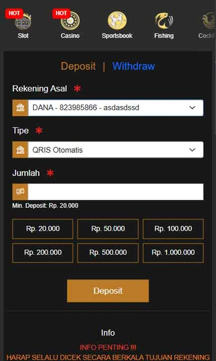 cara deposit 8svip Slot Fitur Fix